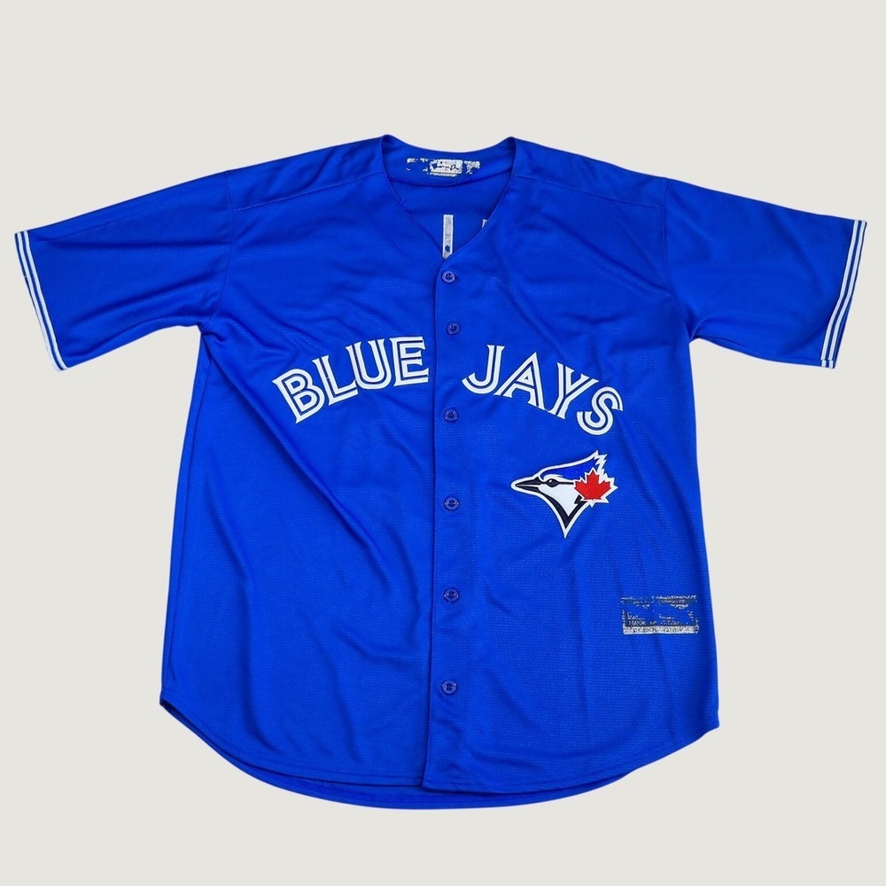 Majestic Toronto Blue Jays Jersey Mens XL Blue Kevin Pillar 11 MLB Cool Base Top